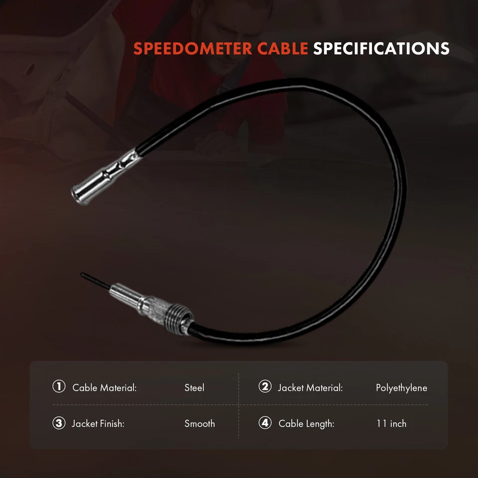 1x Cable velocímetro inferior 11" para Ford Taurus 1993-1998 Mercury Sable 1993-1998 Foto 3 de 4