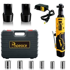 Cordless Electric Ratchet Wrench Set 550 Rpm 12v 22.0ah Batteries Charger Us Cordless Electric Ratchet Wrench Set 550 Rpm 12v 22.0ah Batteries Charger Us