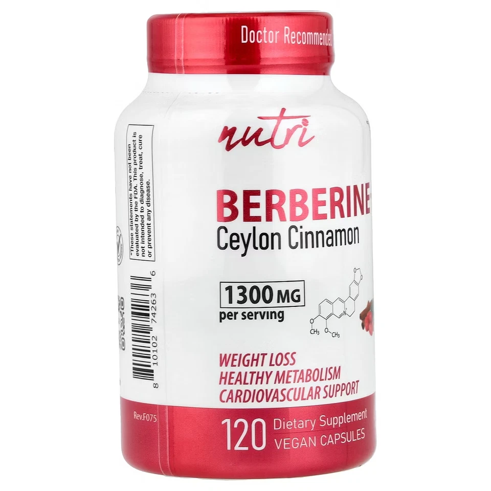 Nutri Berberina + Canela de Ceilán, 120 Cápsulas • 1300mg por porción Exp 05/2028 Foto 4 de 4
