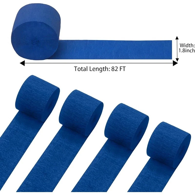 Serpentinas de papel crepé decoraciones de fiesta hágalo usted mismo manualidades cumpleaños baby shower eventos Foto 3 de 4