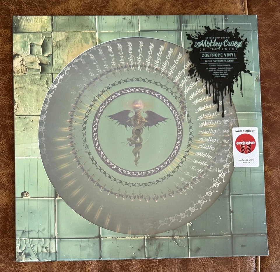 Motley Crue ~ Dr. Feelgood Limited 35th Anniversary Edition (Zoetrope) Vinyl - Image 2 of 4