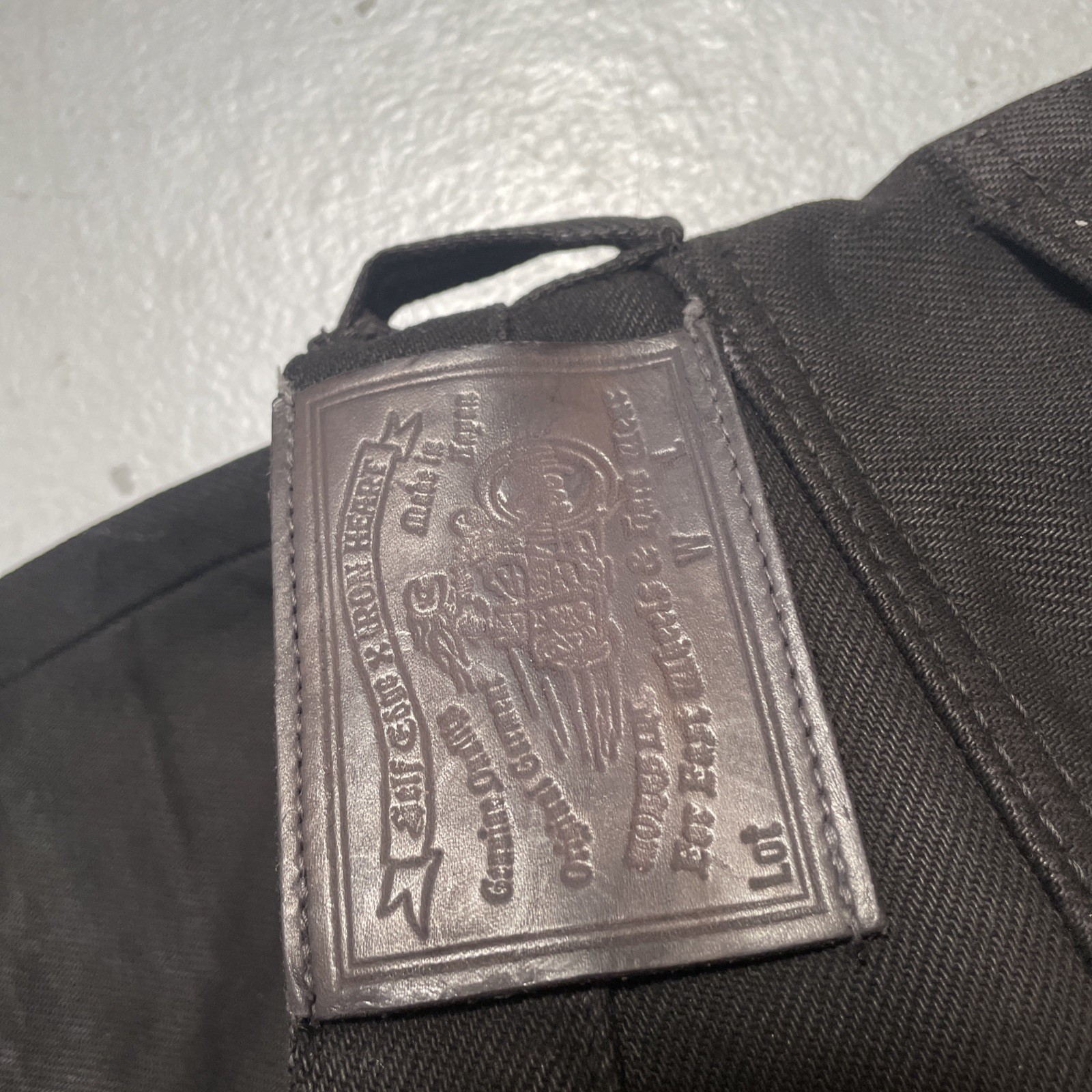 Iron Heart x Self Edge Black Overdyed Selvedge 21oz Denim Jeans Made Japan 30x30