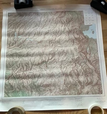 1958 USGS Yosemite National Park & Vicinity CA