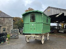 Reading Romany restored wooden caravan