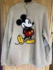 Walt Disney World Parks Original Mickey Mouse Embroidered Hoodie Men s Large NWT