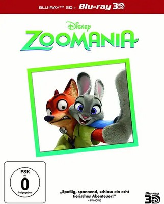 Zoomania - Ganz schön ausgefuchst! (Blu-ray 3D + Blu-ray)
