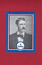 #26 ALBERT SPALDING, Boston (NA) ~ Shakeys Pizza HOF/Baseball Immortals A