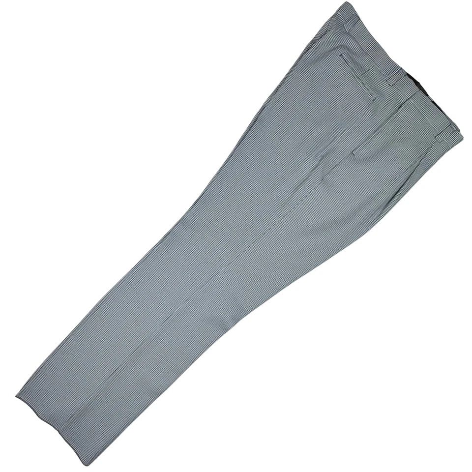 NUEVO Traje Falcone 2 piezas pata de gallo para hombre superlativo 150s ajuste flexible 48R W42 largo Foto 4 de 4