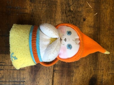 Vintage 1986 Playskool Jammie Pies pet friend kitten cat squeaker toy, Splash
