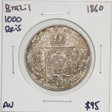 1860 Brazil 1000 Reis