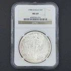 1988 American Silver Eagle NGC MS69 $1 .999 Silver