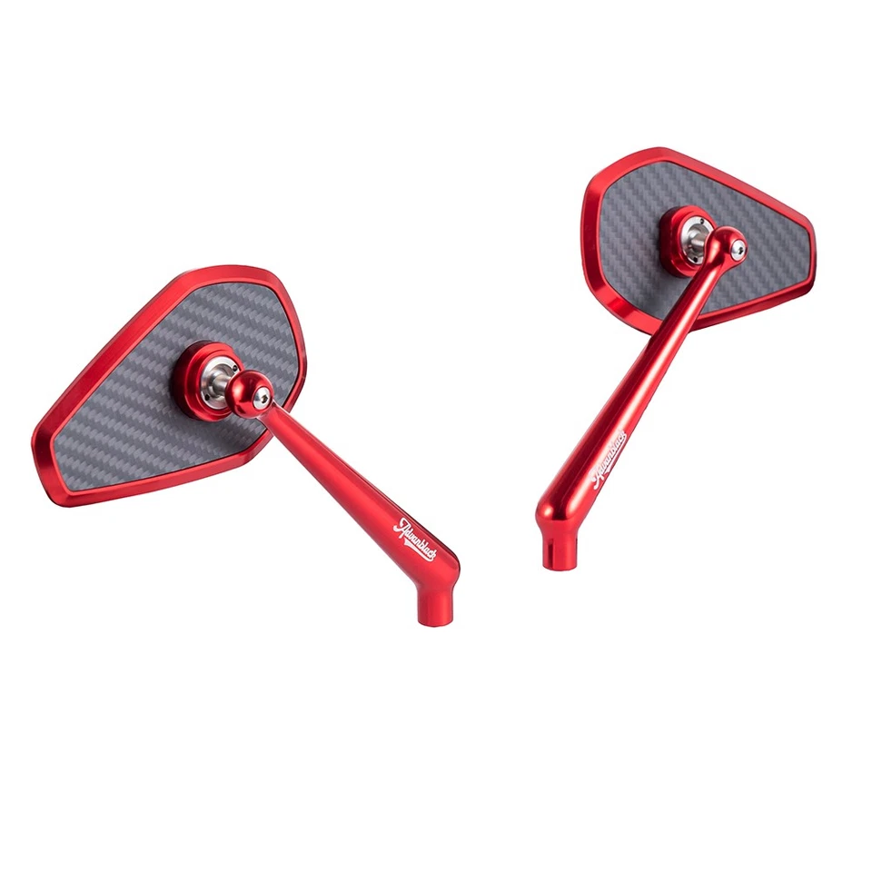 Espejos retrovisores Red Axion Performance Style para Harley Road Street Softail Foto 4 de 4