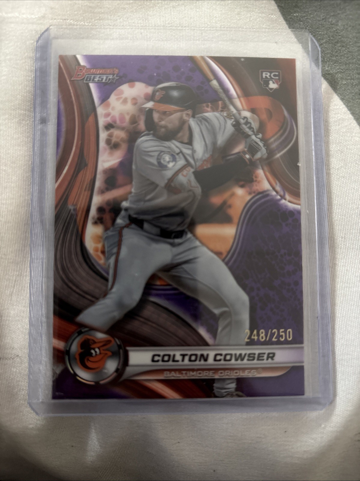 Colton Cowser RC Purple 2024 Bowman’s Best Numbered /250 Baltimore Orioles ⚾️
