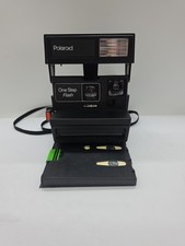 Polaroid One Step Flash 600 Instant Film Camera Black