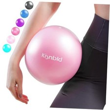 Small Exercise Ball, 9 Inch Mini Pilates Ball, Anti Burst and Slip 1Misty Rose