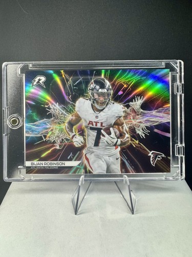 2025 Topps Resurgence WIRED SSP Bijan Robinson #W-27 Atlanta Falcons Case Hit!
