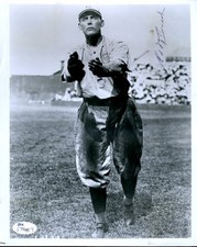 Edd Roush Signed Jsa Certed 8x10 Photo Autograph