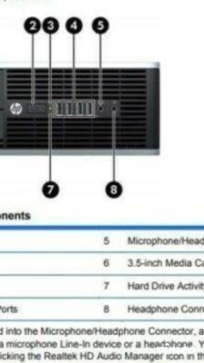 HP 8200 Desktop Intel Core i5 3.10GHz 16GB RAM 1TB HDD Windows 10