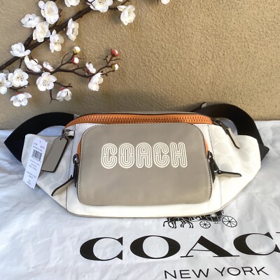 Track Belt Coach Waist Bag Man NWT Coach Track Belt Bag In