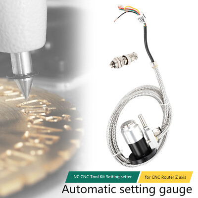 Cnc Tool Setter Router Probe Z Axis Auto Adjustment Tool Touch Setting Sensor US