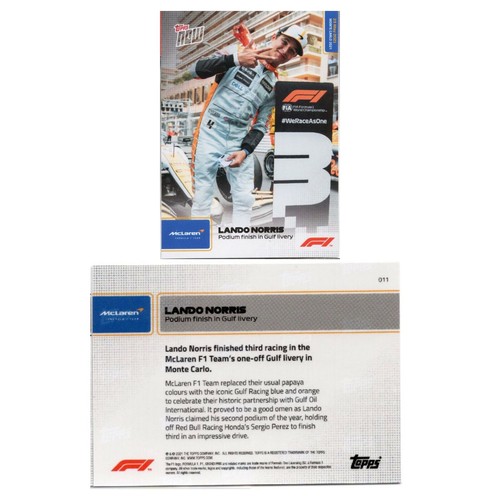 TOPPS NOW F1 CARDS NUMBERS 01-89 FORMULA 1 2021 TRADING CARDS- CHOOSE FROM LIST - Picture 12 of 76