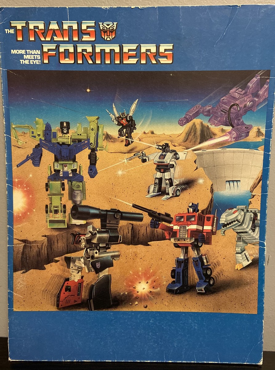 VINTAGE 1985 Frito Lay Transformers School Folder 2 Pocket Folder