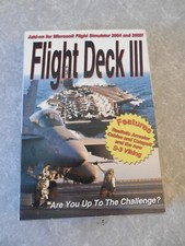 FLIGHT DECK III PC Single Disc, 2004 ABACUS SOFTWARE W/DISC AND MANUAL