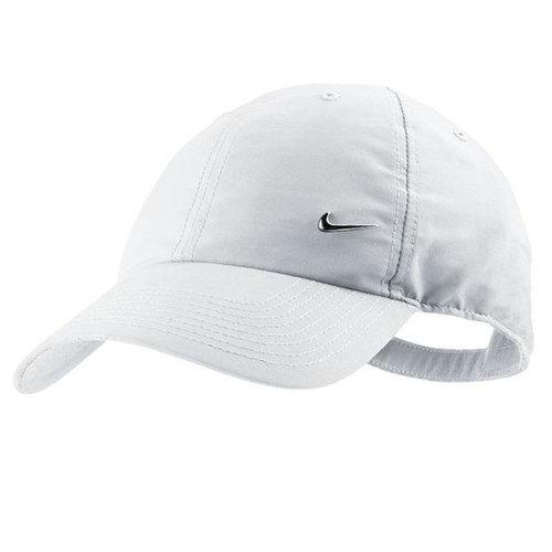 Nike Herren-Junioren Metall Swoosh Kappe Baseballmütze Nike Logo verstellbar Laufen  - Bild 15 von 20