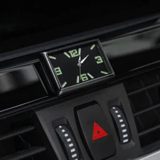 1x Mini In-Car Dashboard Clock Stick-On Watch Accessories For Boat Truck Vehicle
