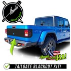 Tailgate Rear Bed Blackout Vinyl - Compatible With 2019 and up Jeep Gladiator JT