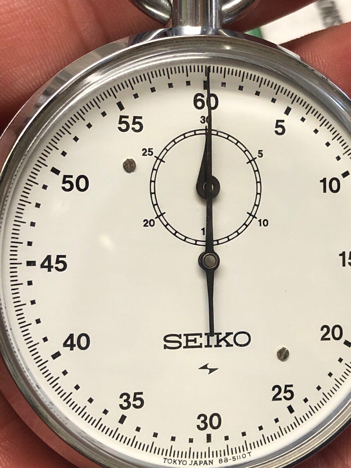 RARE Vintage Seiko 88-510T Mechanical Stop Watch Large Heavy Chronograph