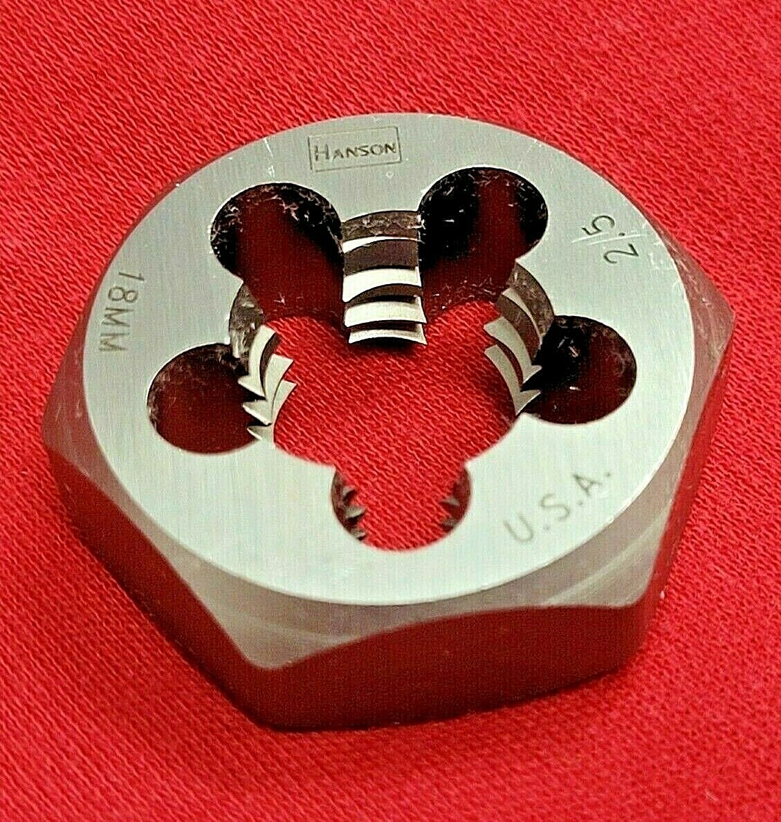 18 mm - 2.5 Hexagon Metric Die (HCS) - Hanson