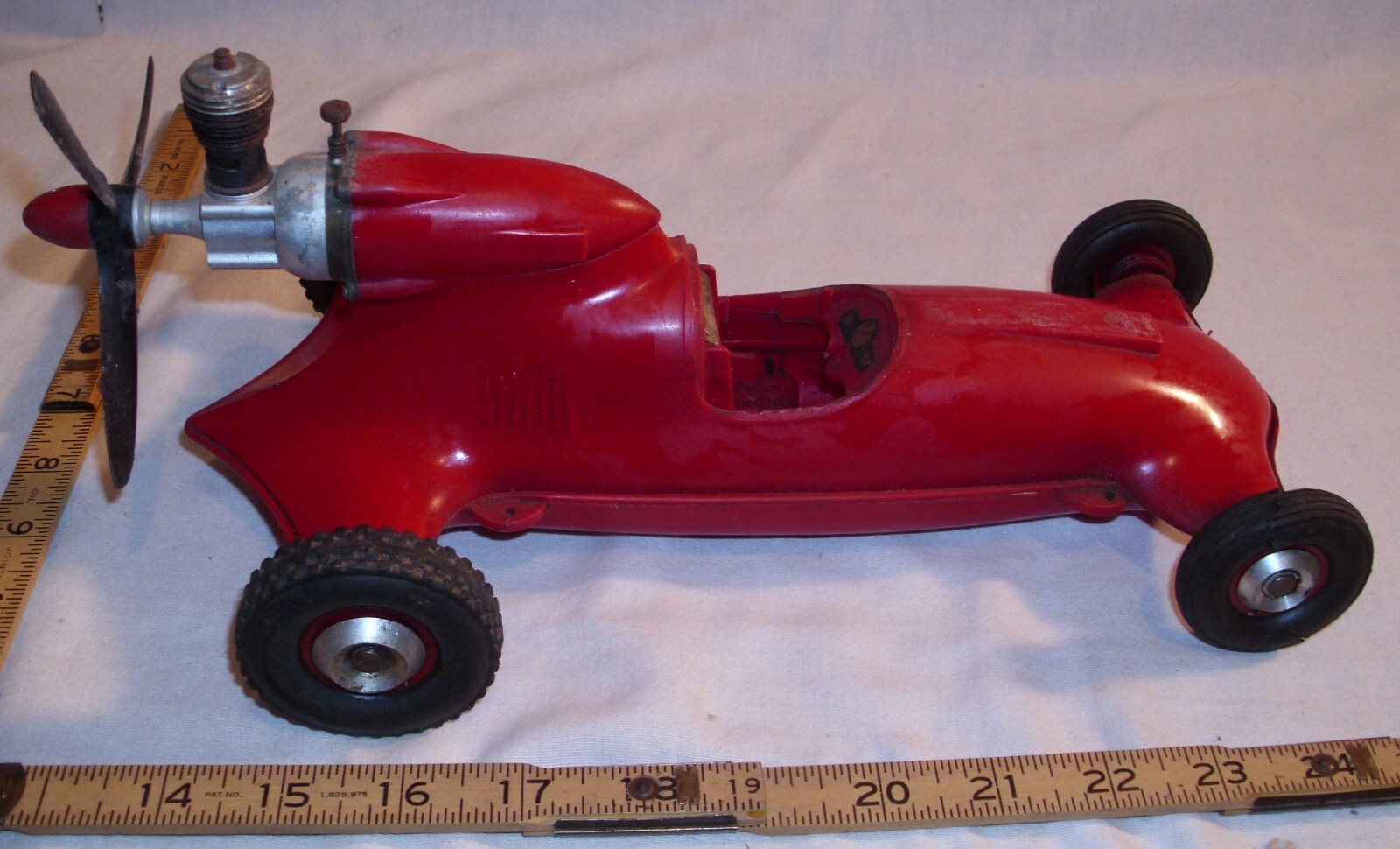 COX THIMBLE DROME PROP ROD GAS .049 TETHER CAR IN 1960s RED PLASTIC eBay