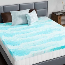 Mattress Topper - 2"/3" Thickness Gel Memory Foam Topper for Sleeper Sofa or Bed