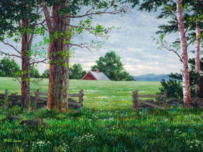 Beyond the Meadow by Fred Swan Fine Art Print Country Landscape 13x19