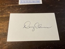 Doug Clemens Signed 3X5 Index Card (Cardinals) (1960 Debut)