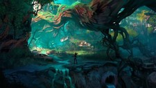 Landscape video games apocalyptic darksiders 3 trees Custom Gaming Mat Desk