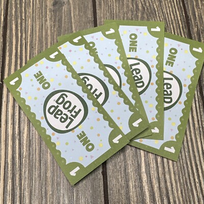 Leap Frog Scoop & Learn Cart Replacement Lot of 5 Bills Money Part Piece