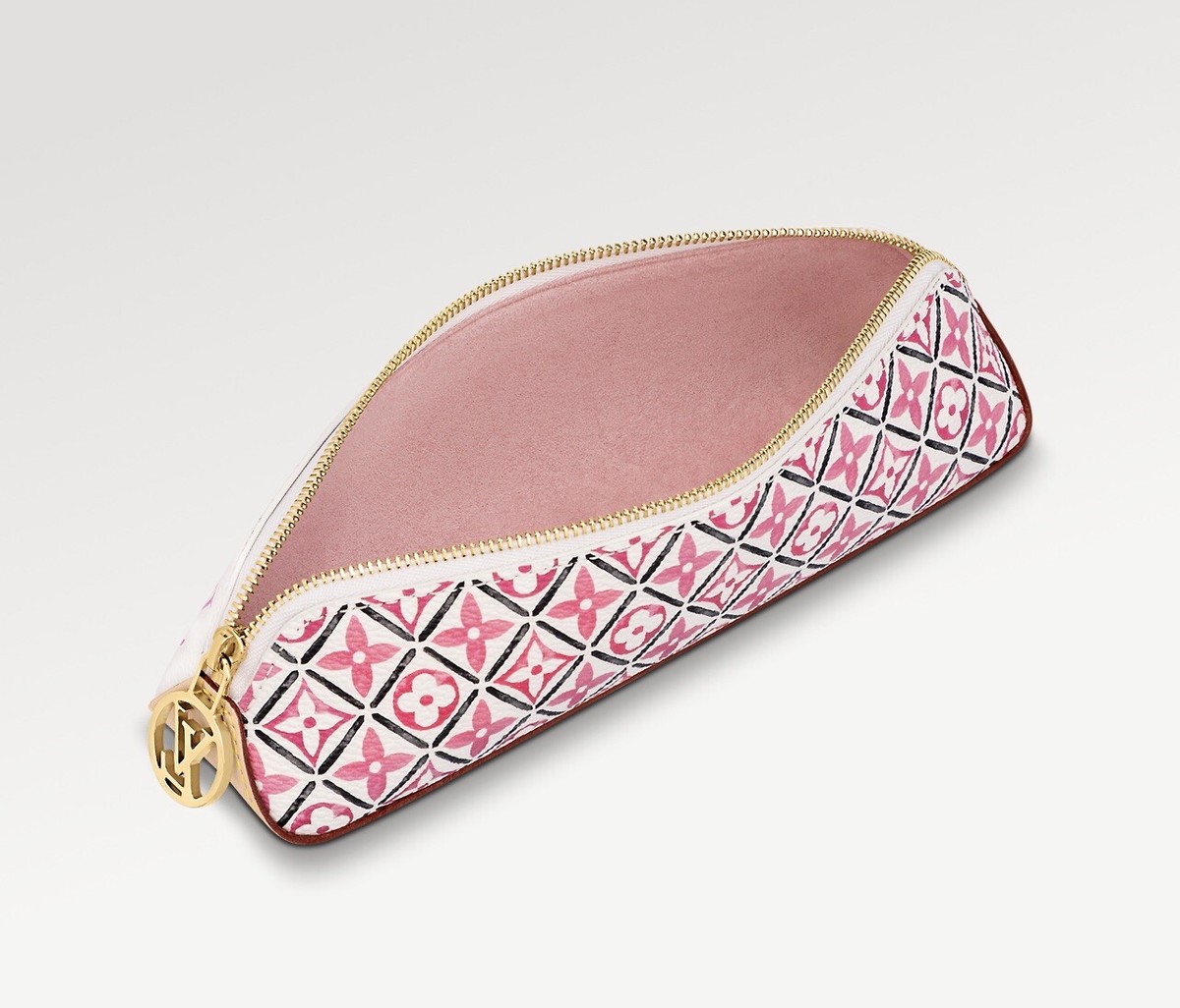 New Louis Vuitton Elizabeth Pencil Pouch By The Pool 2023 Pink GI0918 s l1200