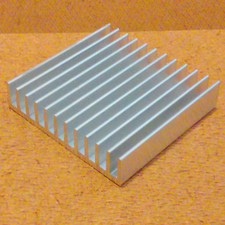 2 inch Heat Sink Aluminum (2.0 x 2.079 x 0.464) inches. Low Thermal Resistance. 
