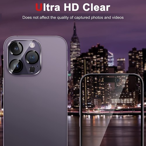 3 Pack For iPhone 14 13 12 11 Pro Max Tempered Glass Camera Lens Cover Protector - Picture 8 of 9