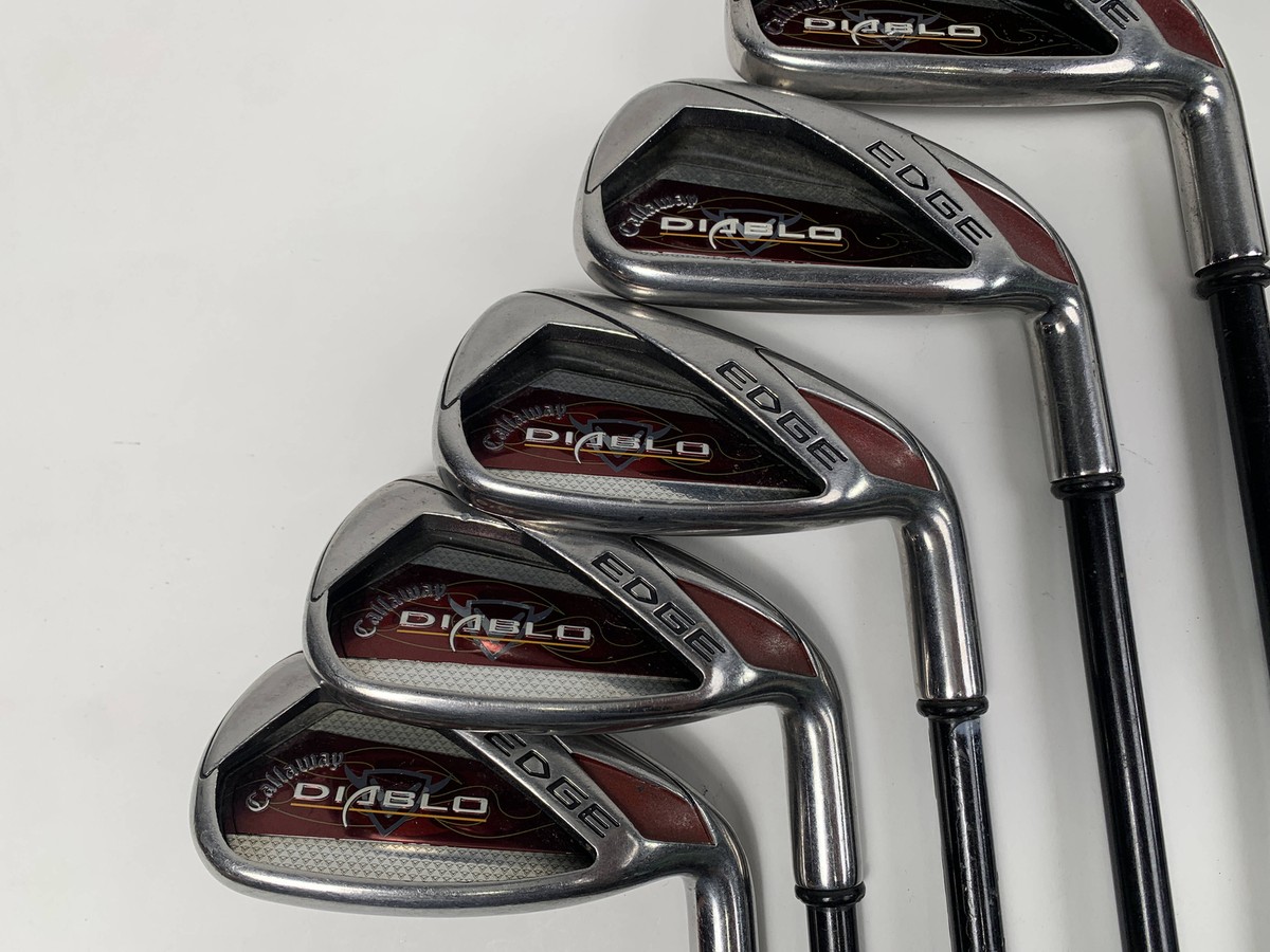Callaway Diablo Edge Iron Set 4-PW 75g Regular Graphite Mens RH