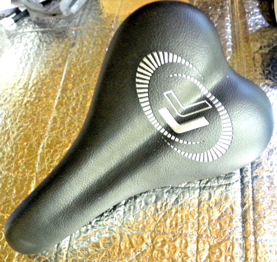 Velo D2 Channel Black Saddle Bicycle Seat With Bar clamp with extra cushion