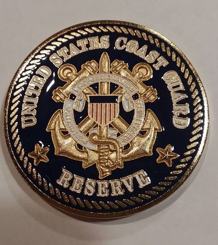 AUTHENTIC USCG UNITED STATES COAST GUARD RESERVE BRAVO ZULU CHALLENGE COIN