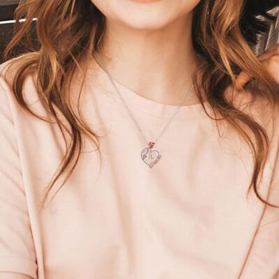 Gold Plated Initial Letter Pendant Necklace Alphabet Charm A-Z For Women Men