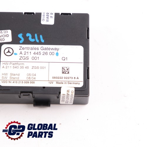 Mercedes W211 Central Gateway Control Unit Module ECU A2114452600 - Picture 3 of 12
