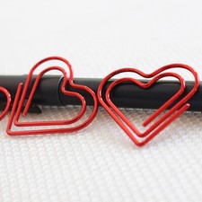 100 Pcs Student School Paper Clip Bookmark Clips Decorative
