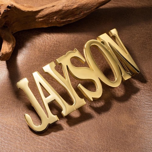 Personalized Name Belt Buckle – Custom Initial Buckle for Men & Women - Picture 10 of 10