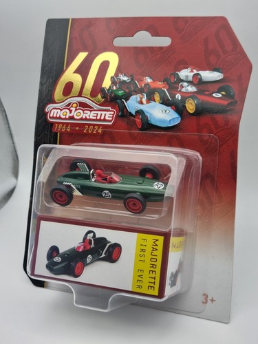 Coche de carreras Majorette serie 60 aniversario verde monoplaza - Imagen 2 de 3