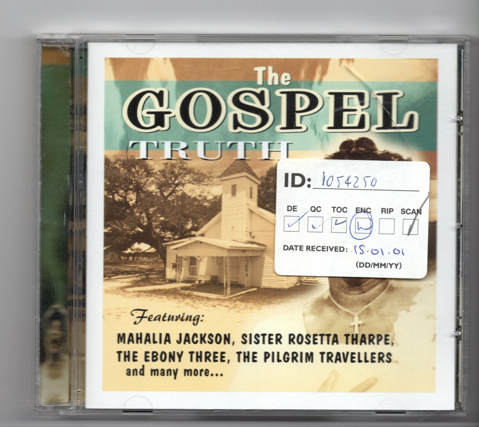 (JH88) The Gospel Truth, 22 tracks various artists - 2000 CD
